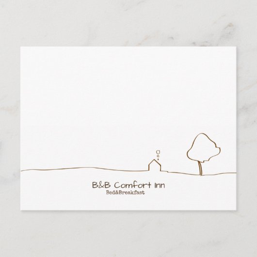 B&B Comfort Inn Postkarte (Vorderseite)