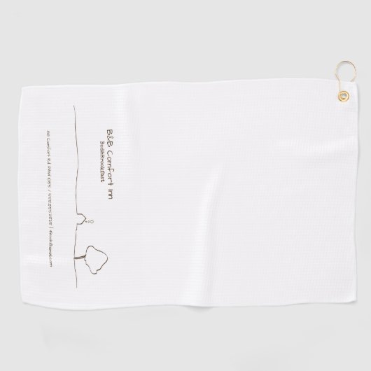 B&B Comfort Inn Resort Golfhandtuch (Horizontal)