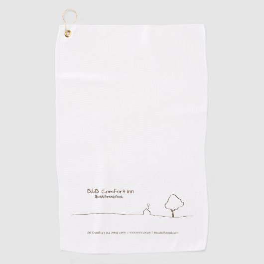 B&B Comfort Inn Resort Golfhandtuch (Vorderseite)
