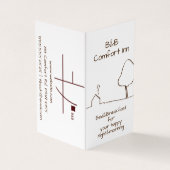 B&B Comfort Inn Visitenkarten (Vorderseite)
