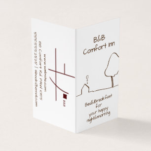 B&B Comfort Inn Visitenkarten