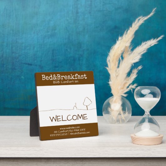 B&B Comfort Inn willkommen Fotoplatte (InSitu)