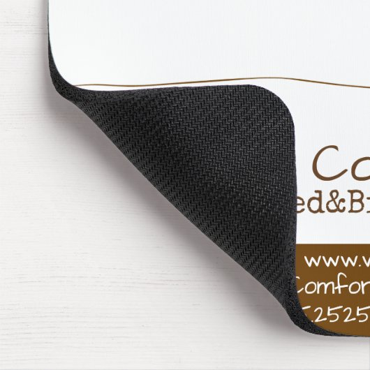 B&B Comfort Inn willkommen Mousepad (Ecke)