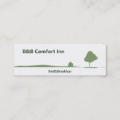 B$B Comfort InnMini Business Card Mini Visitenkarte (Vorderseite)