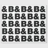 B & B GESCHENKPAPIER (Flach)