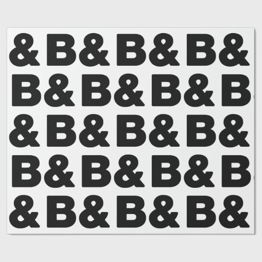 B & B GESCHENKPAPIER (Flach)