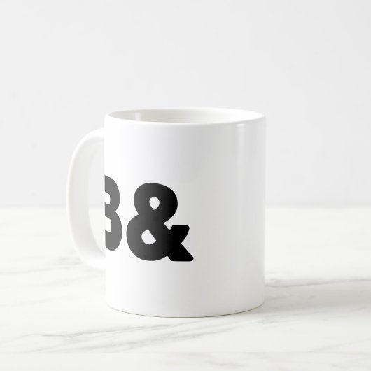 B & B KAFFEETASSE (Vorderseite Links)