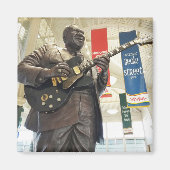 B.B. King Statue - Memphis, Tennessee Magnet (Vorne)