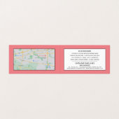 B&B Logo, Bed & Breakfast Unterkunft im Detail Visitenkarten (Innenseite Aufgefaltet)