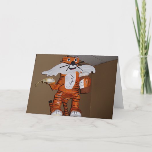"B&B Pizza Tiger" Danke Karte (Vorderseite)