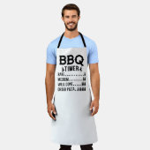 B B Q Timer Schürze (Getragen)