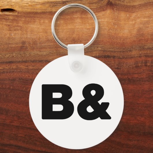 B & B SCHLÜSSELANHÄNGER (Vorderseite)