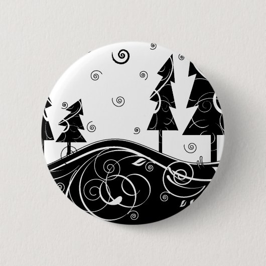 b&b Weihnachtsbäume Button (Vorderseite)