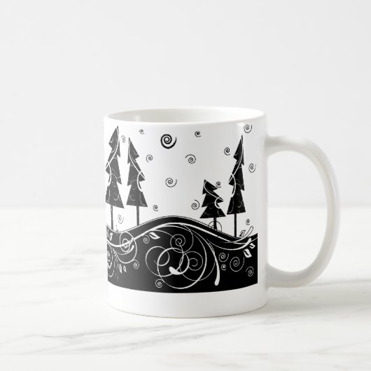 b&b Weihnachtsbäume Kaffeetasse (Rechts)