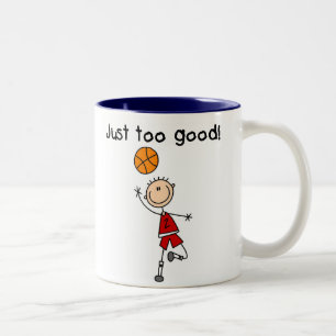 B-Ball ist einfach zu gut Zweifarbige Tasse