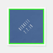 B Bar Mitzvah Napkin Serviette (Vorderseite)