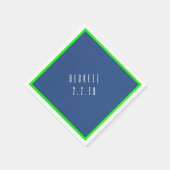 B Bar Mitzvah Napkin Serviette (Ecke)