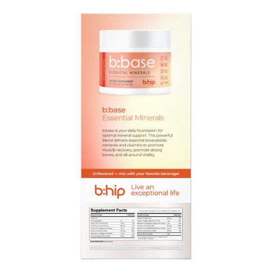 b:base werbekarte (Vorne)