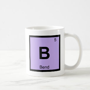B - Bend Oregon Chemie Periodensystem Symbol Kaffeetasse