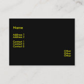 B-Berufliche Visitenkarte (Rückseite)