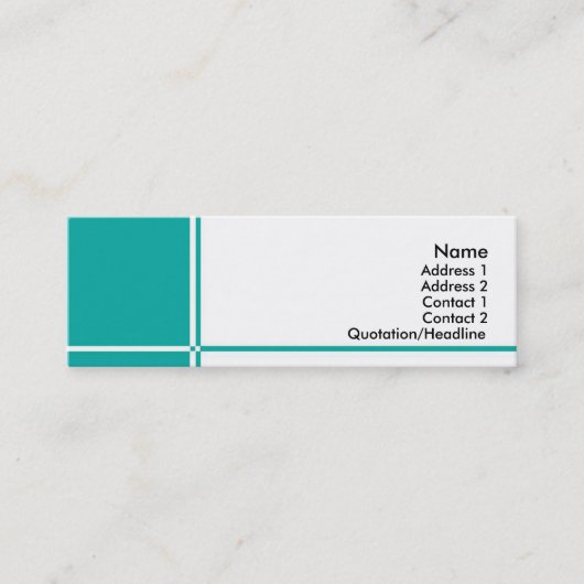 B-Berufliche Visitenkarte (Vorderseite)