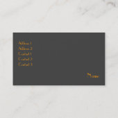 B-Berufliche Visitenkarte (Rückseite)