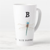‚B‘ Blue Darner Milchtasse (Rechte Ecke)