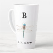 ‚B‘ Blue Darner Milchtasse (Linke Ecke)