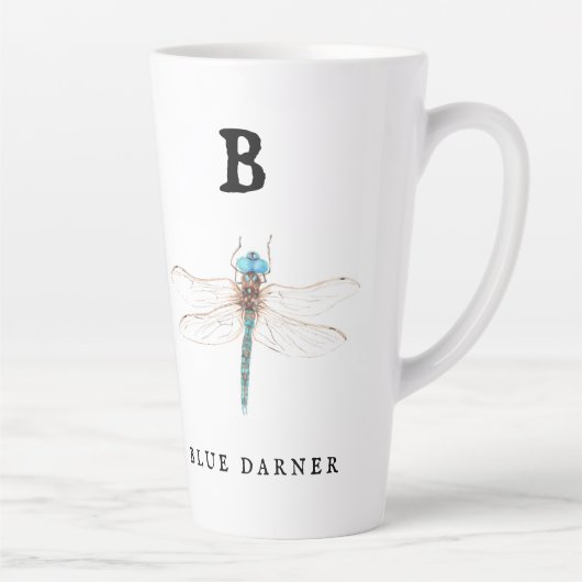 ‚B‘ Blue Darner Milchtasse (Rechts)