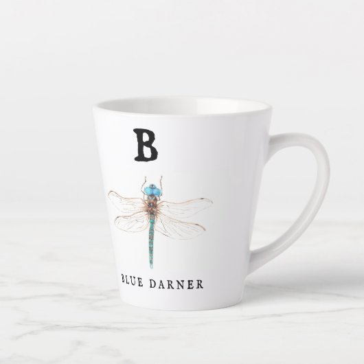 ‚B‘ Blue Darner Milchtasse (Rechts)