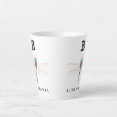 ‚B‘ Blue Darner Milchtasse (Vorderseite)