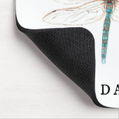 ‚B‘ Blue Darner Mousepad (Ecke)