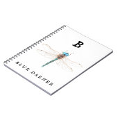 ‚B‘ Blue Darner Notizblock (Linke Seite)