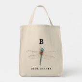 ‚B‘ Blue Darner Tragetasche (Rückseite)
