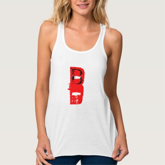 B - Bluttyp - Hemden Tank Top (Vorderseite)