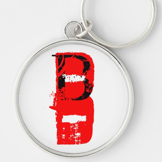 B - Bluttyp - Schlüsselanhänger (Vorne)