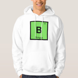 B - Bongos Musik Chemie Periodensystem Symbol Hoodie