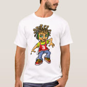 B boy and dreadlocks T-Shirt (Vorderseite)