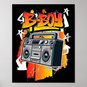 B-boy Angesagt-hop-Break-Tanz Poster