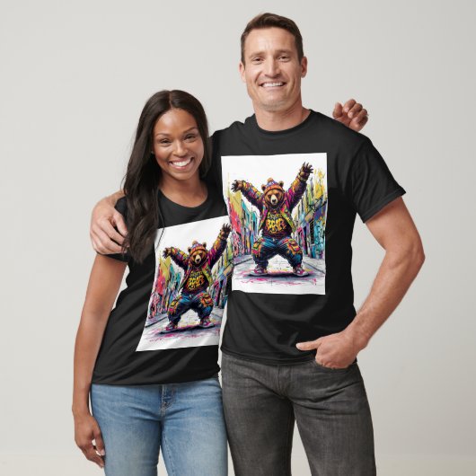 B-Boy Bear T - Shirt Design (Unisex)
