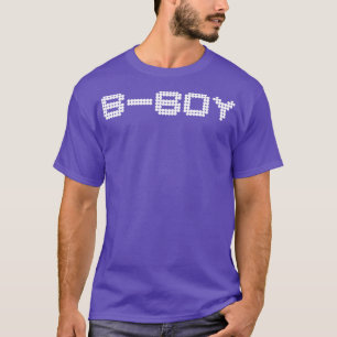 B Boy hip hop Typografie T-Shirt