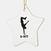 B Boy Keramikornament (Links)