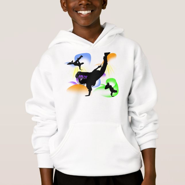 B-boying Hoodie (Vorderseite)