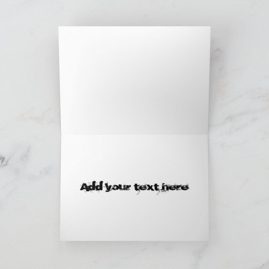 B-boying Karte (Innenseite)