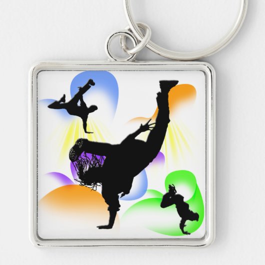 B-boying Schlüsselanhänger (Vorne)