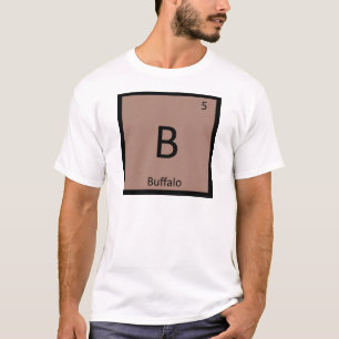 B - Büffel Büffel Chemie Symbol T-Shirt