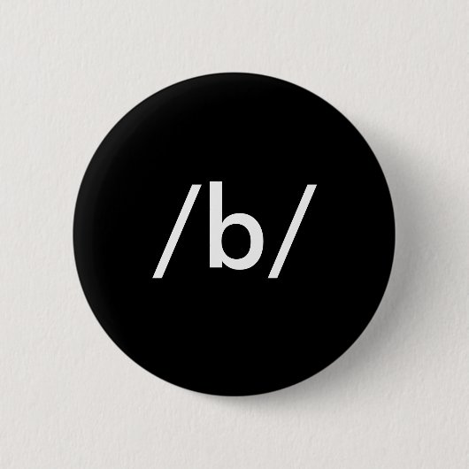 /b/ button (Vorderseite)