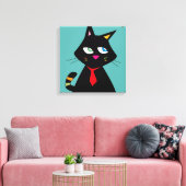 B-CAT LEINWANDDRUCK (Insitu (Wohnzimmer))