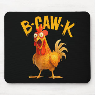 B-caw-k Lustige Anführungszeichen Big Roosterchick Mousepad