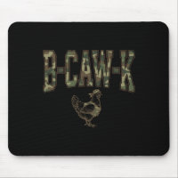 B-caw-k Lustiger Huhn Militär Camo Armee Soldat T